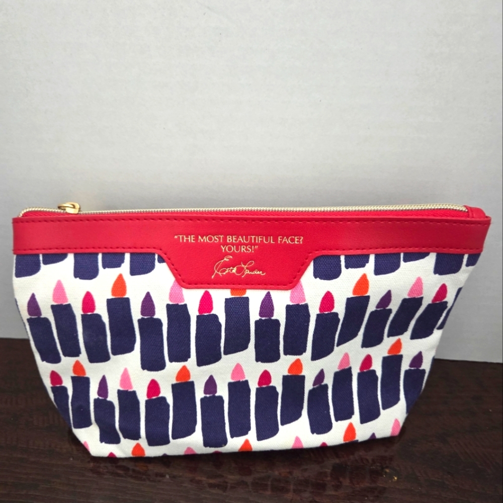 New Estee Lauder Colorful Lipstick Pattern Cosmetic Bag